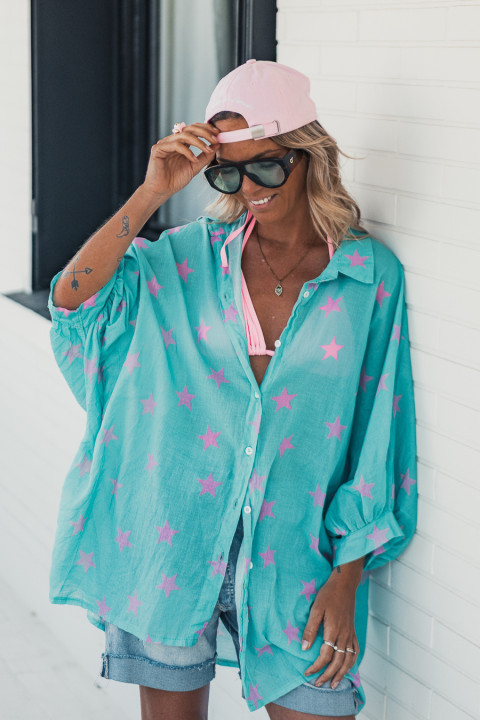 Chemise Banditas Antigua bleu