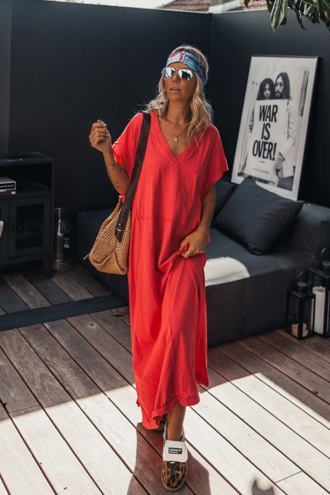 Banditas Lilly raspberry dress