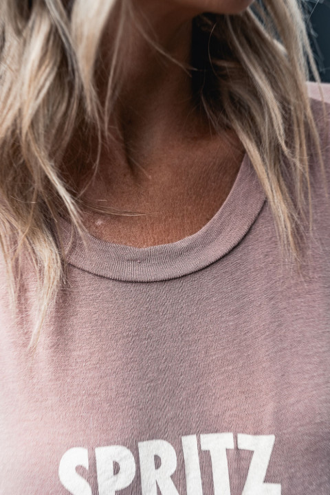 T-shirt Banditas Fabio bois de rose