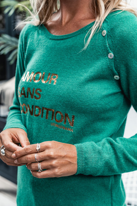 Pull Grungemama Tamara vert