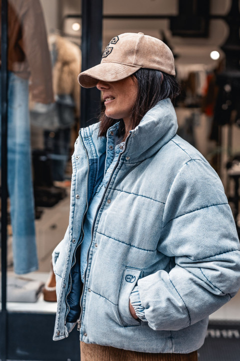 Doudoune Grungemama Isis bleu