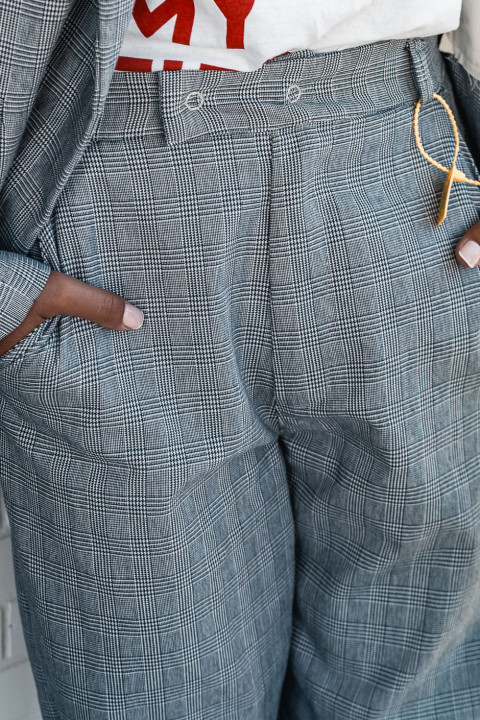 Banditas Antonio checked trousers