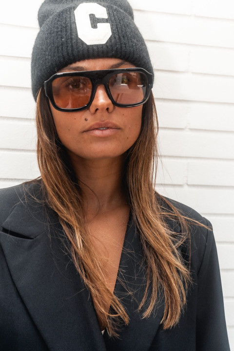 Lunettes Watchy uni noir orange