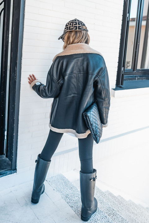 Manteau aviateur Grungemama Flighter noir