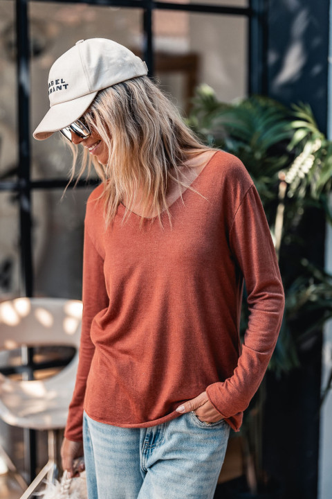 Grungemama Jimmy copper jumper