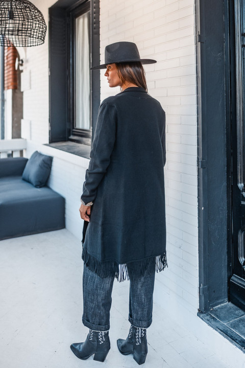 Lorenzo black waistcoat