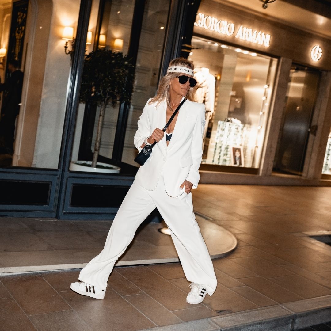 NEW ROMY WHITE BLAZER