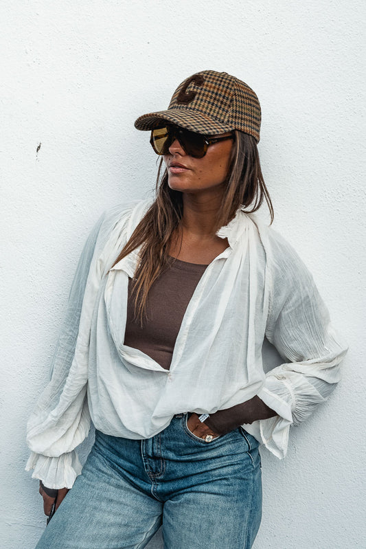 ELIA ECRU BLOUSE