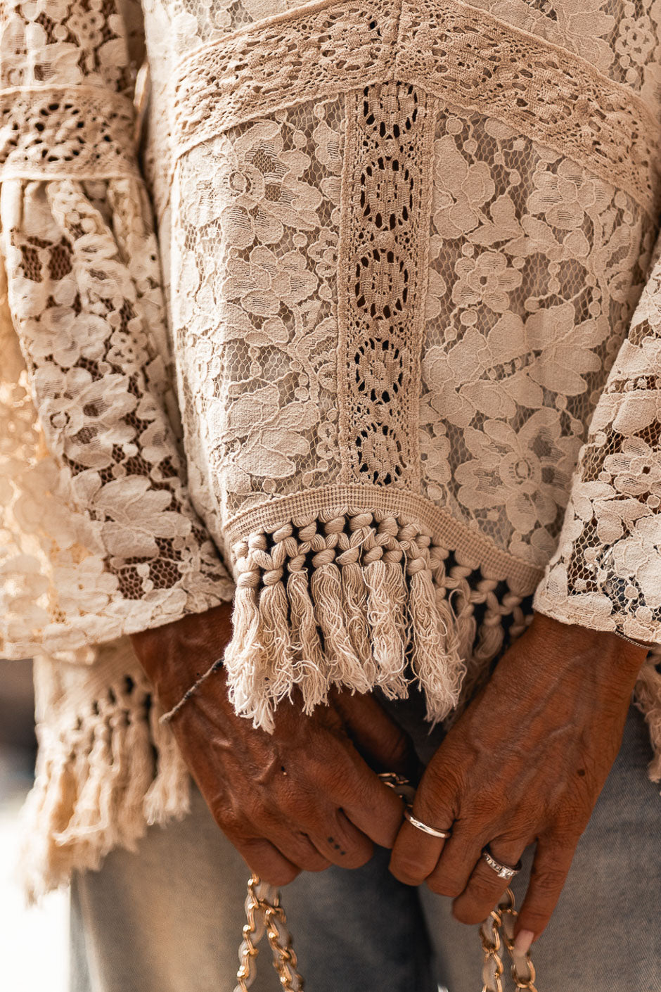 BLOUSE HEZZIE BEIGE