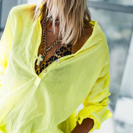 KOVAN NEON YELLOW BLOUSE