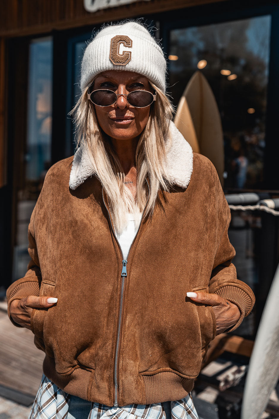 BLOUSON ROBINE CAMEL