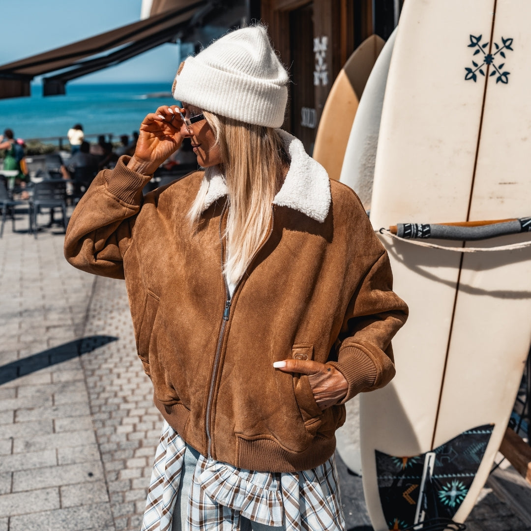 BLOUSON ROBINE CAMEL