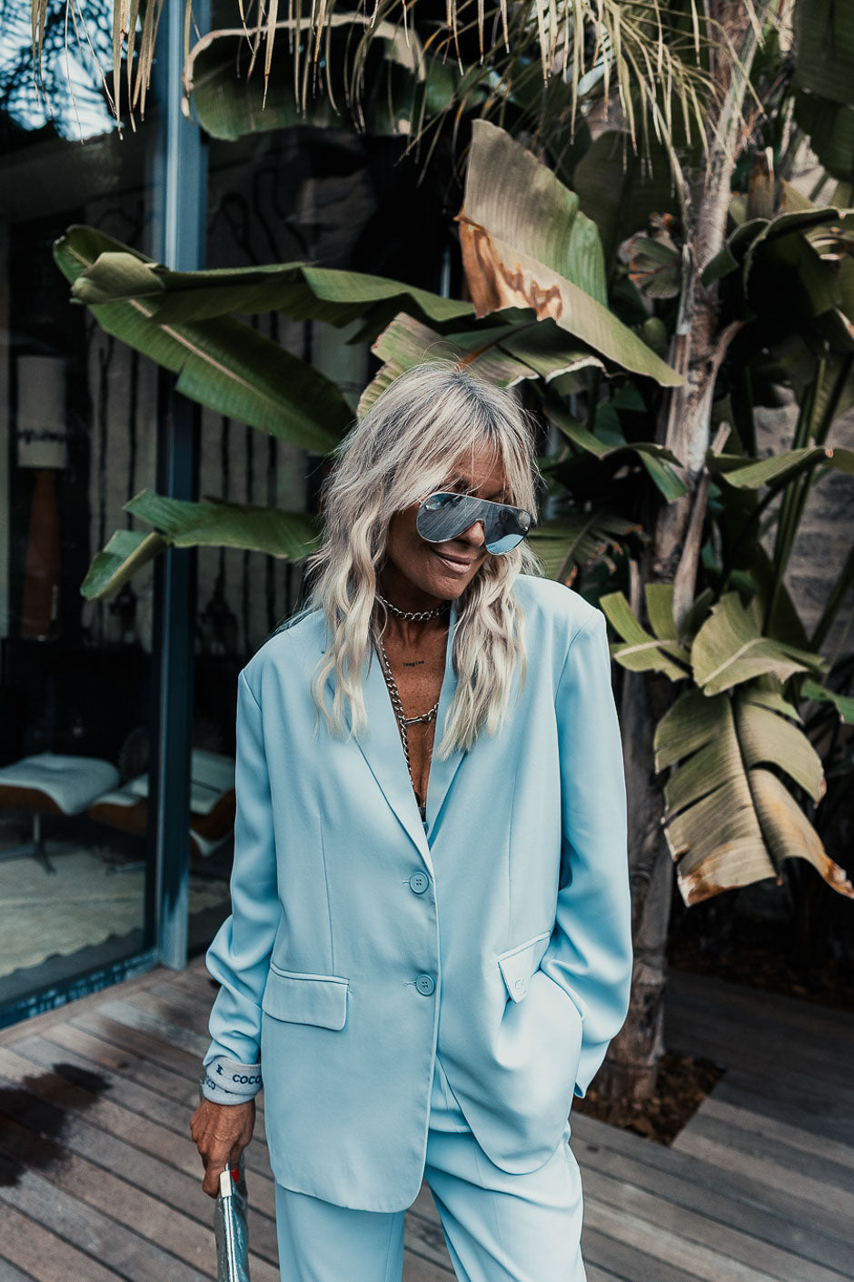 ROMY SKY BLUE BLAZER