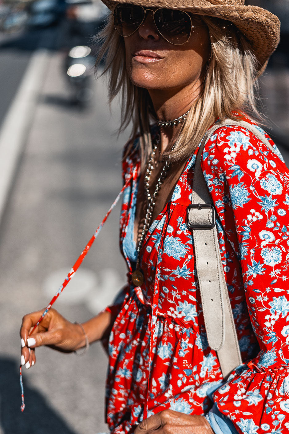 BLOUSE BLOOMIE FLOWER ROUGE