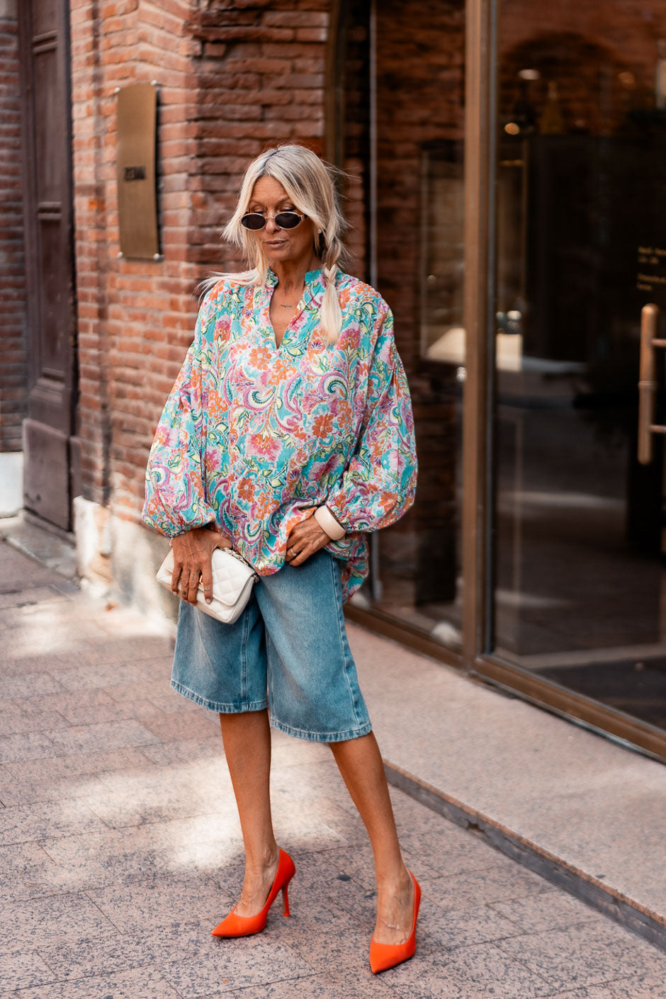 FLORAL PRINT BLOUSE