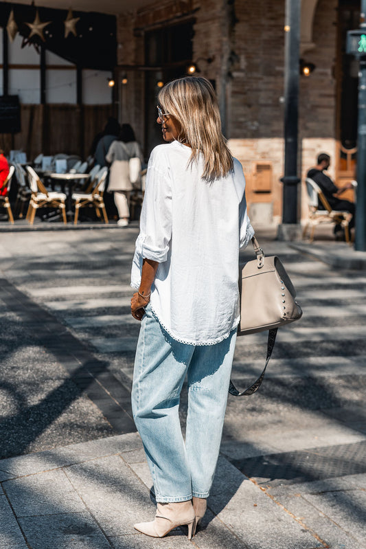 KASSY WHITE BLOUSE