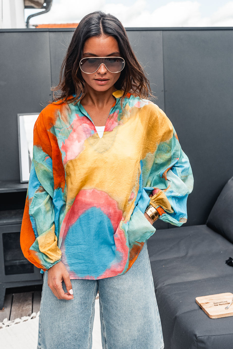 BLOUSE MALLY IMPRIME