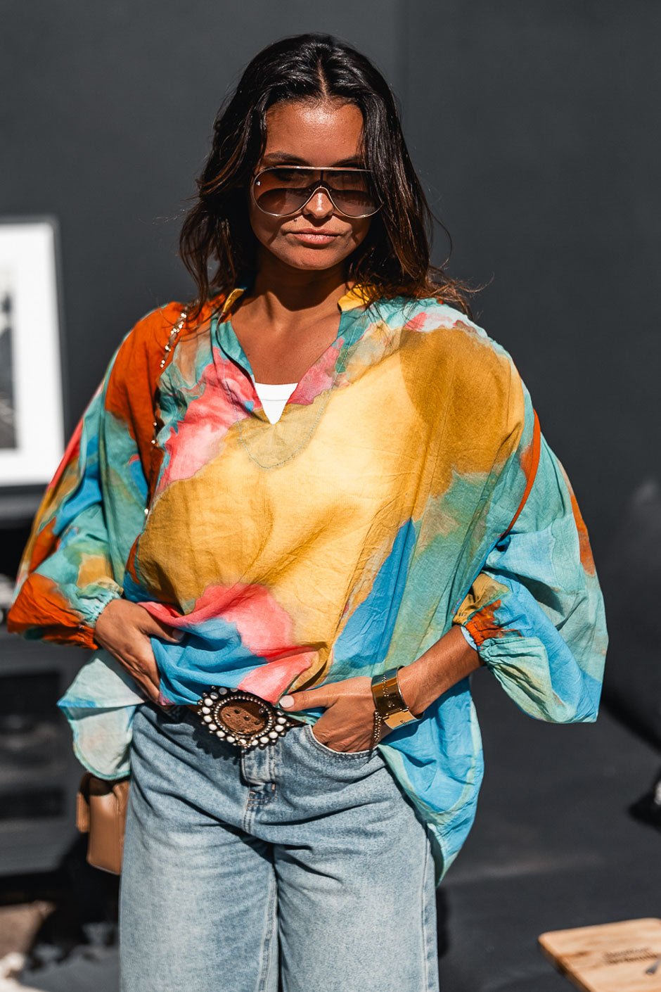 BLOUSE MALLY IMPRIME