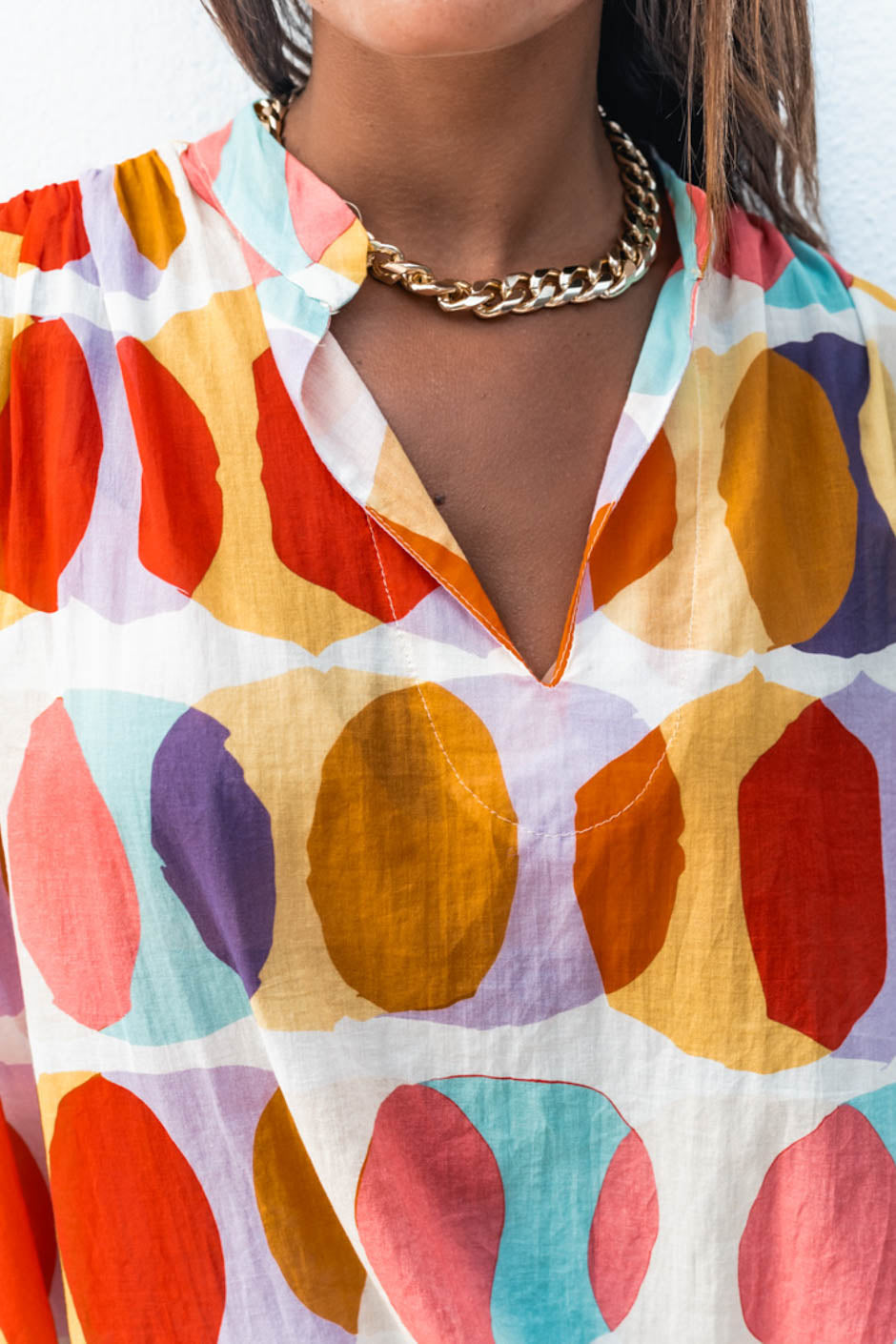 MARNY PRINT BLOUSE