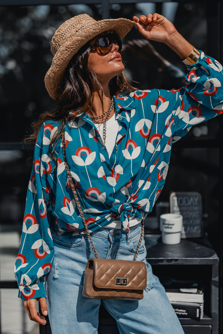 MYRA PRINTED BLOUSE