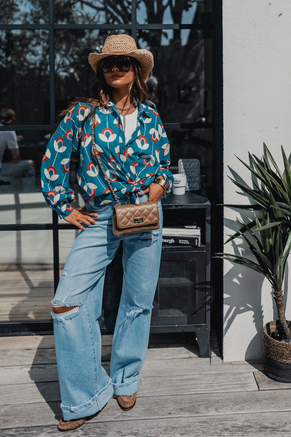 MYRA PRINTED BLOUSE