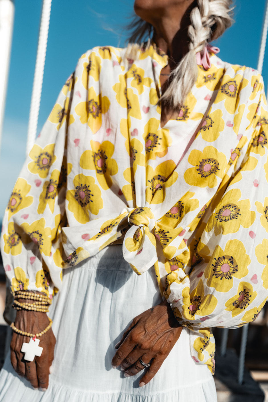 SUNSHINE PRINT BLOUSE
