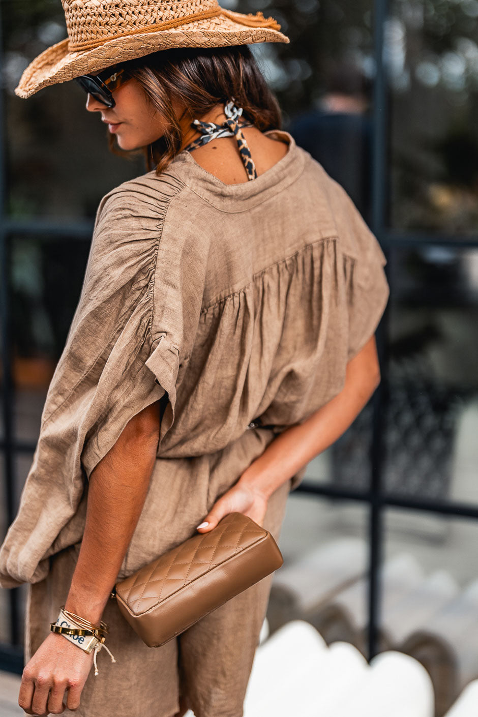BLOUSE VALDA TABAC