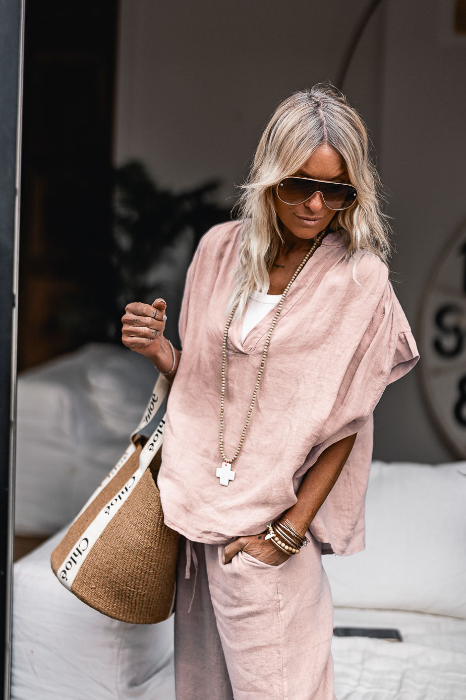 VALDA PINK BLOUSE