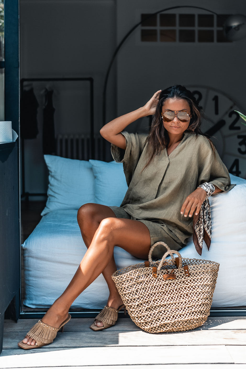 VALY KHAKI BLOUSE