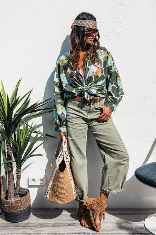 ALANE PRINTED BLOUSE