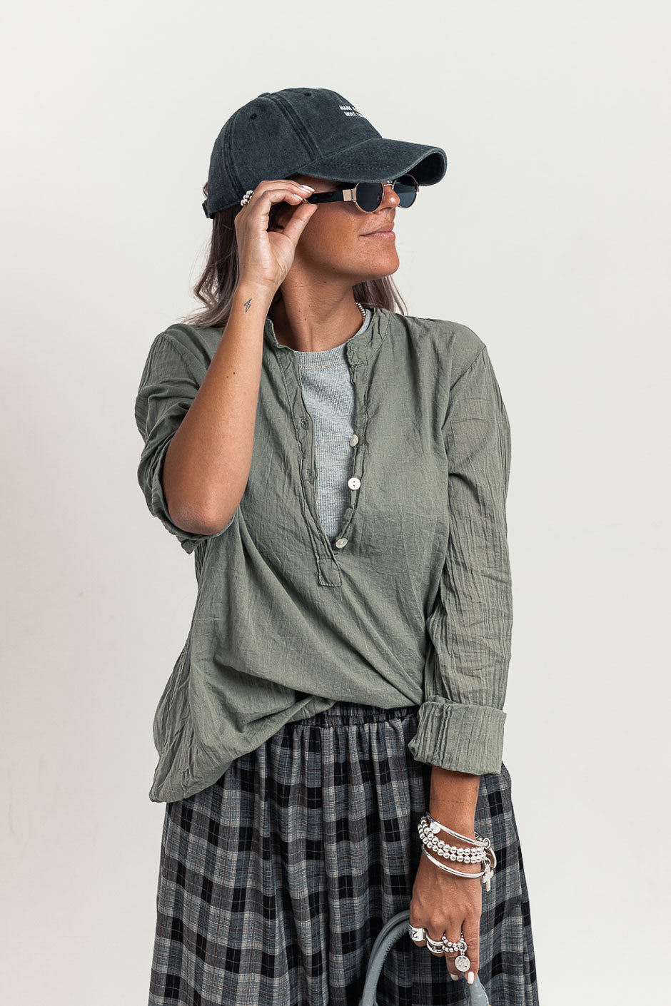Banditas Kovan khaki blouse