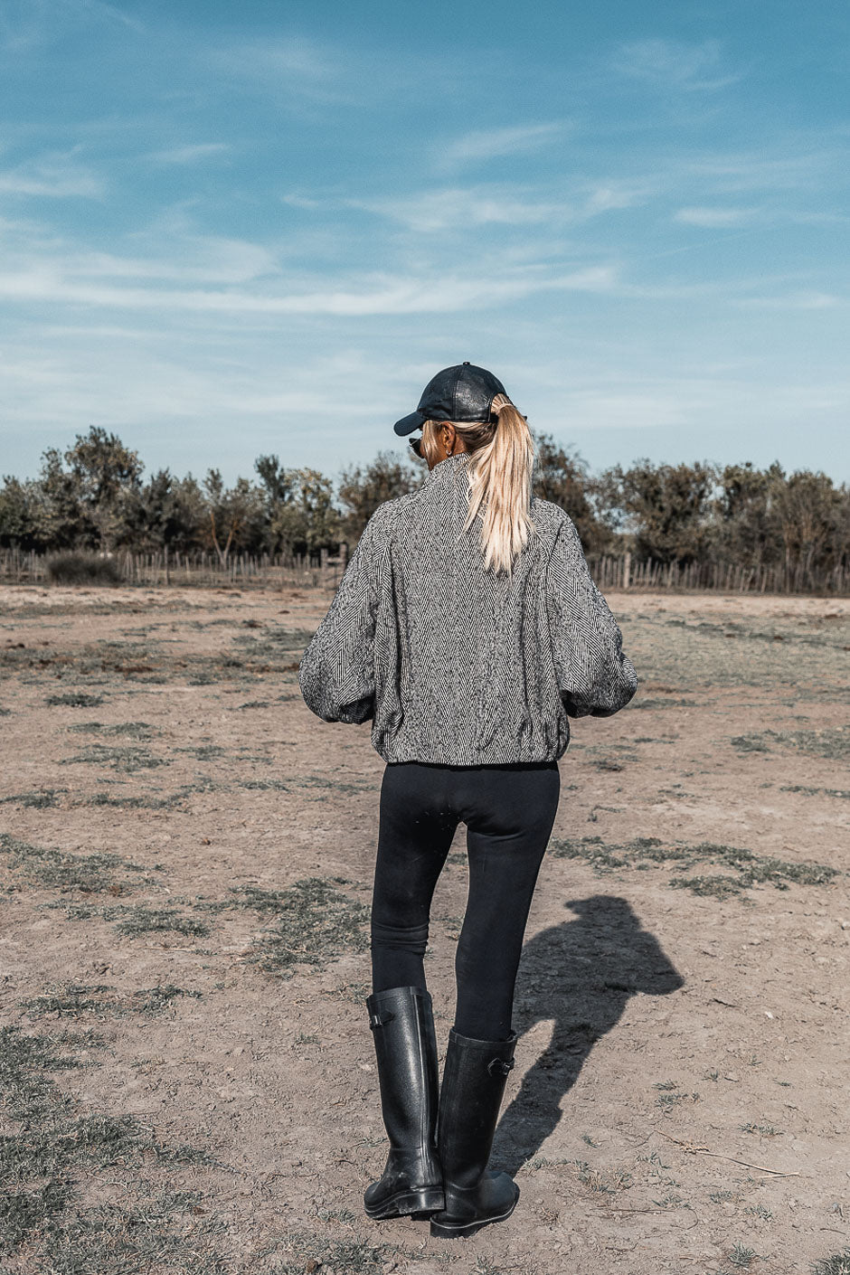 BLOUSON VANO BLANC NOIR