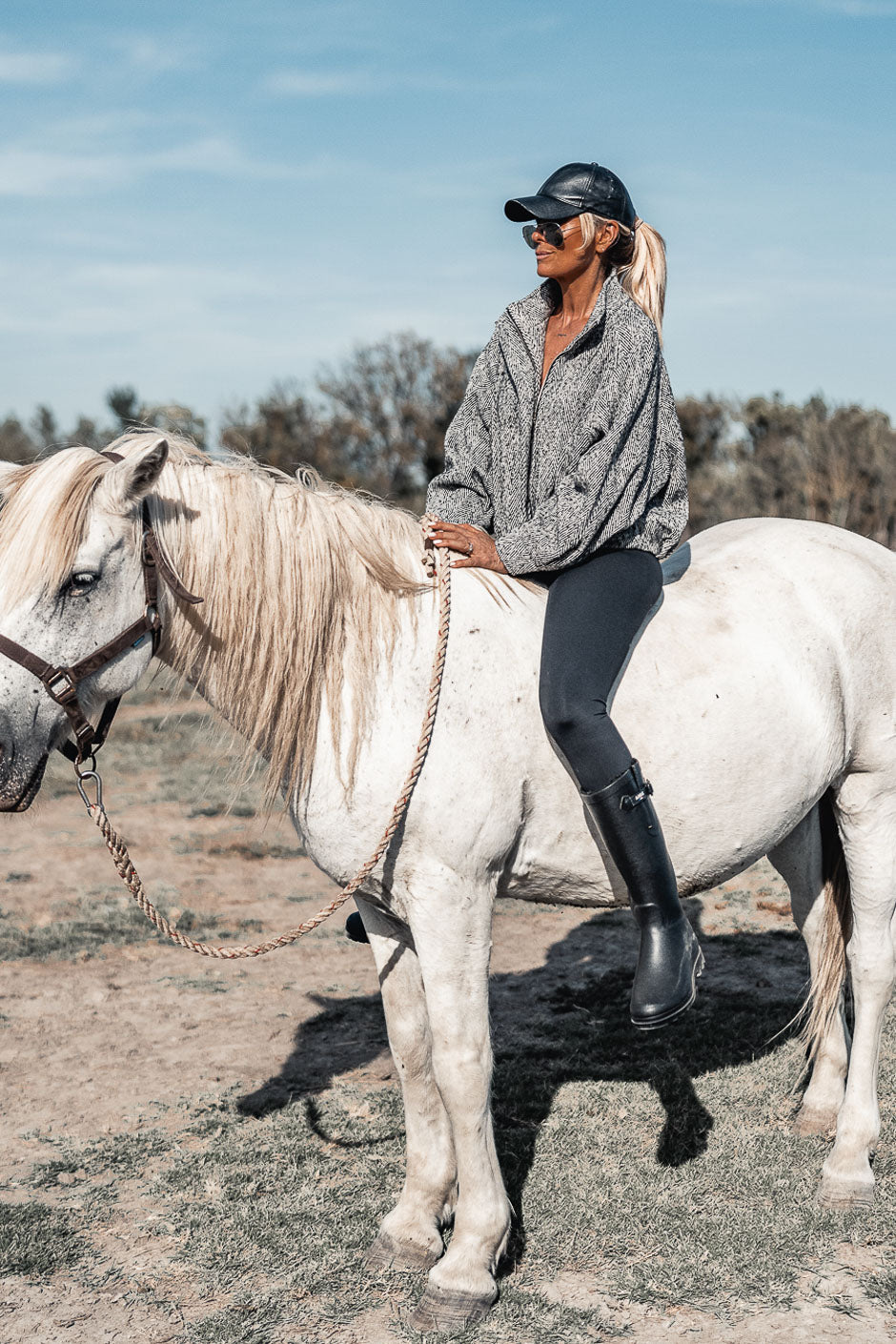 BLOUSON VANO BLANC NOIR