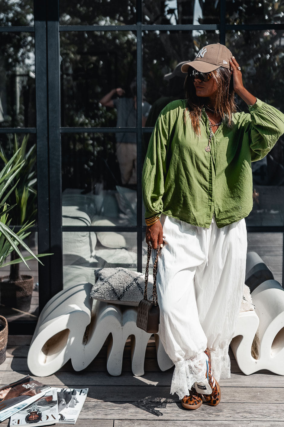 FAYA GREEN SHIRT