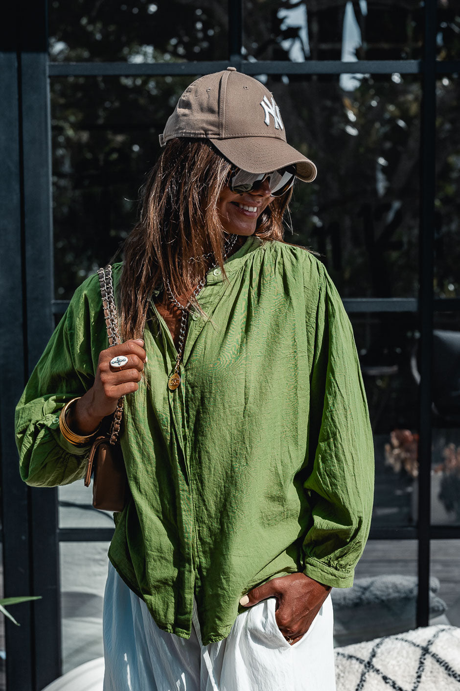 FAYA GREEN SHIRT