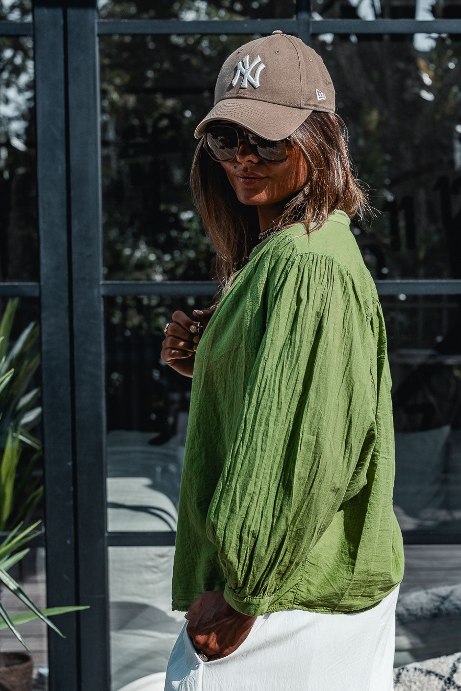 FAYA GREEN SHIRT