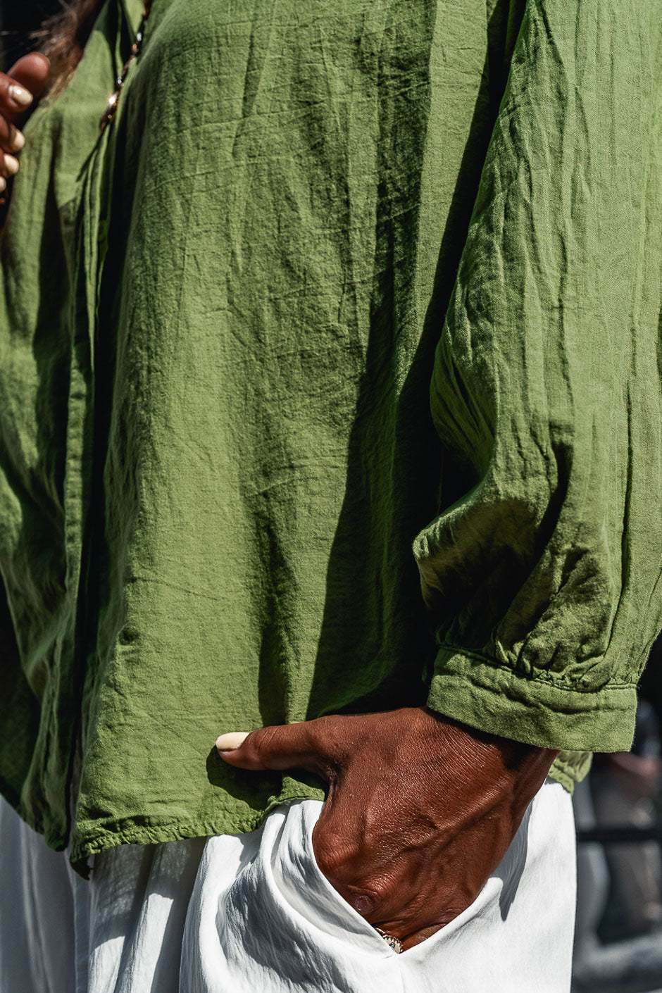 FAYA GREEN SHIRT
