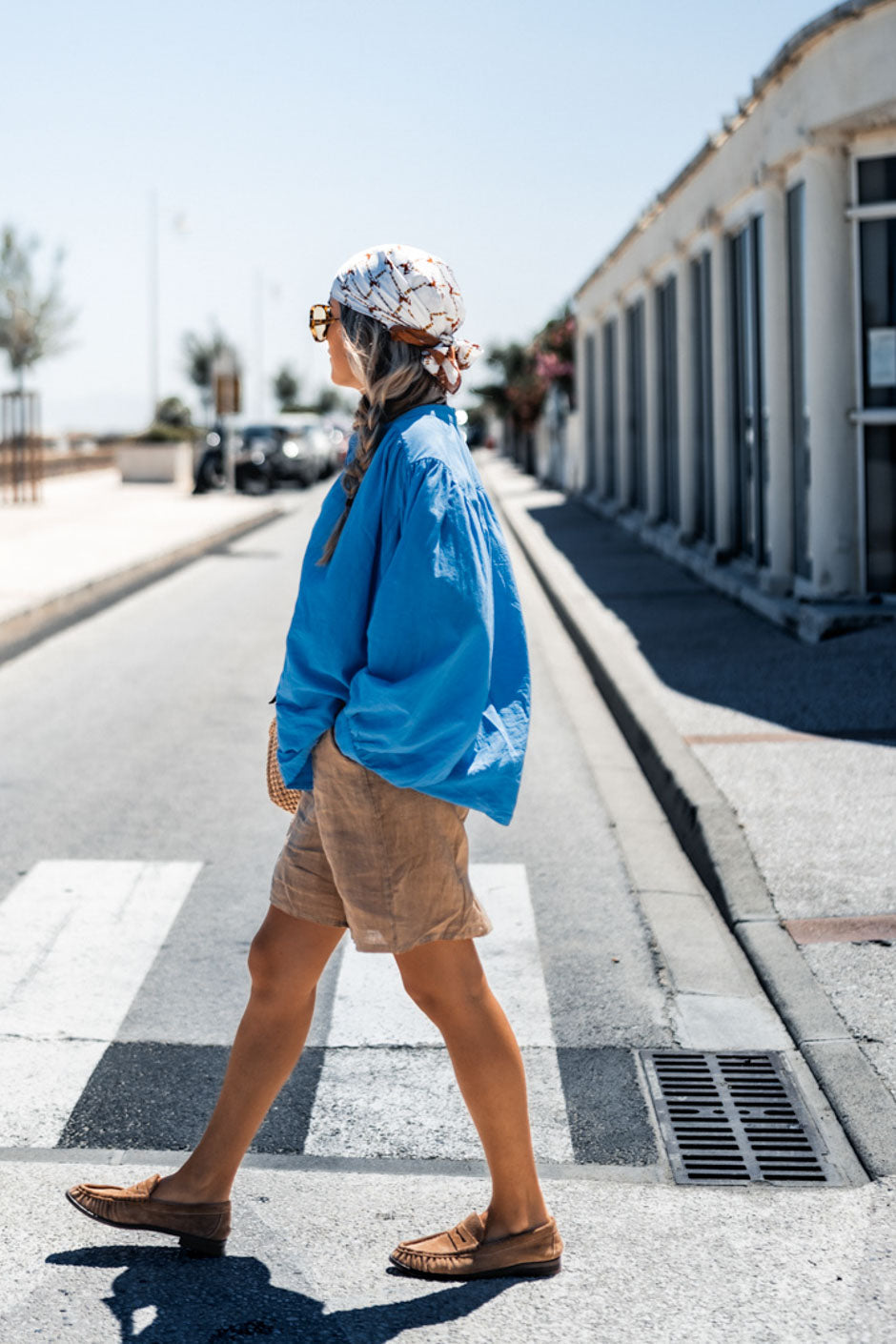 CHEMISE FAYA BLEU