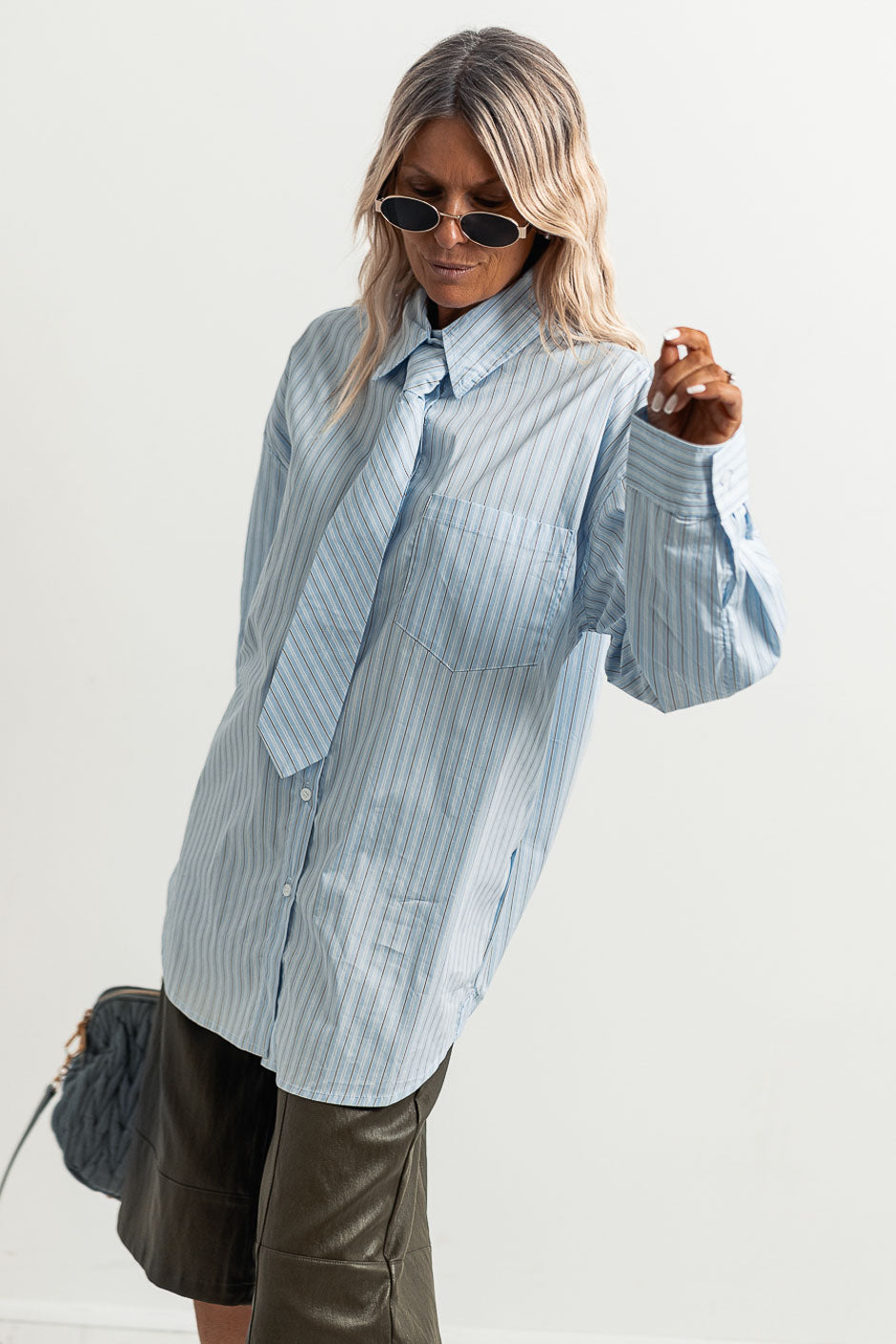 CHEMISE TORI BLEU