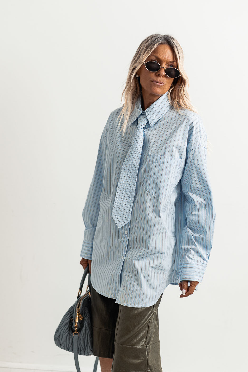 CHEMISE TORI BLEU