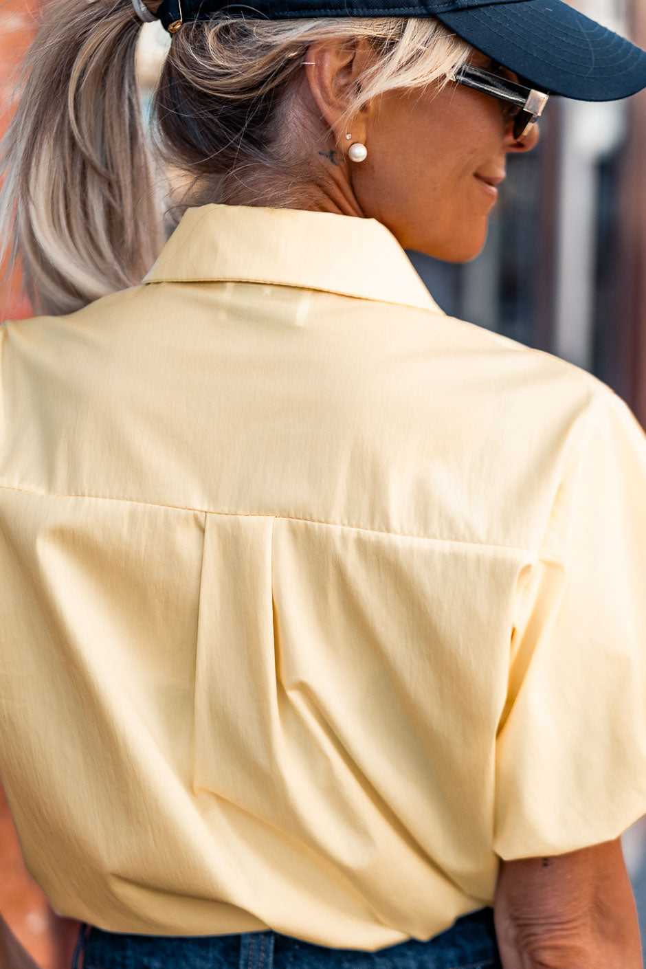 CHEMISE TRESORA JAUNE