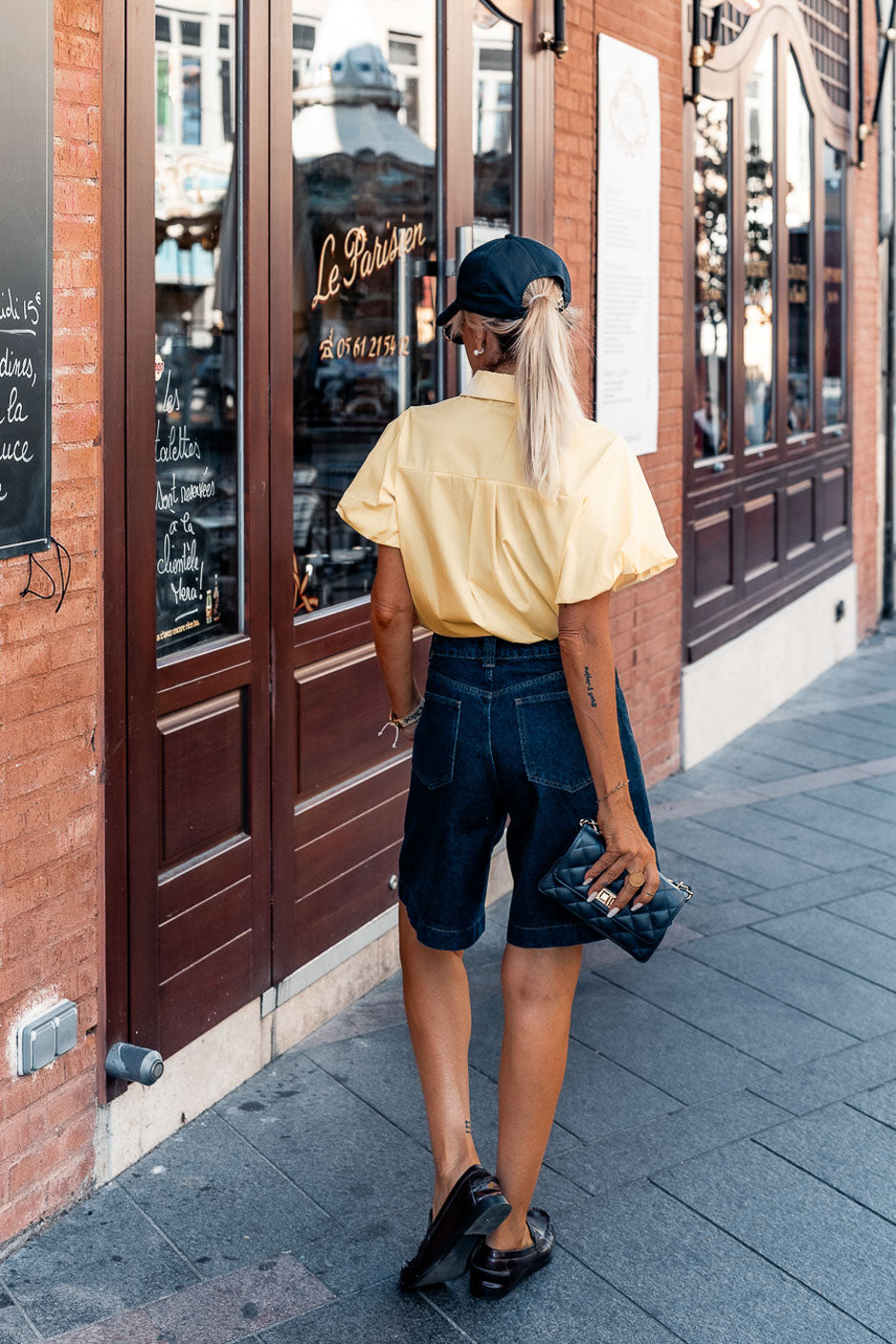 CHEMISE TRESORA JAUNE