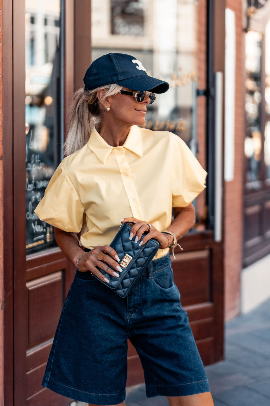 CHEMISE TRESORA JAUNE