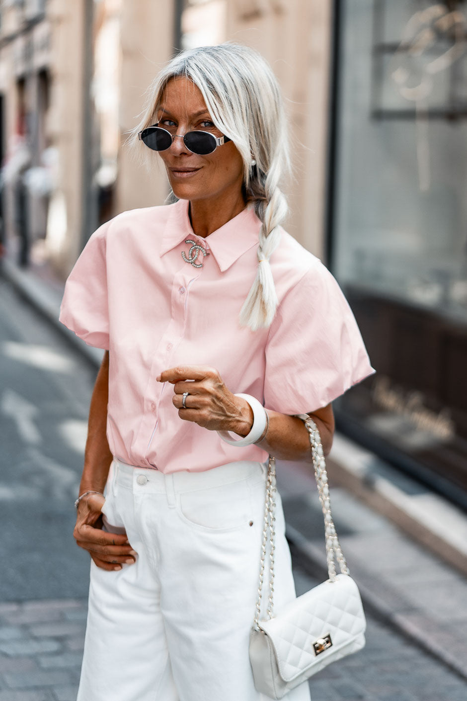 CHEMISE TRESORA ROSE