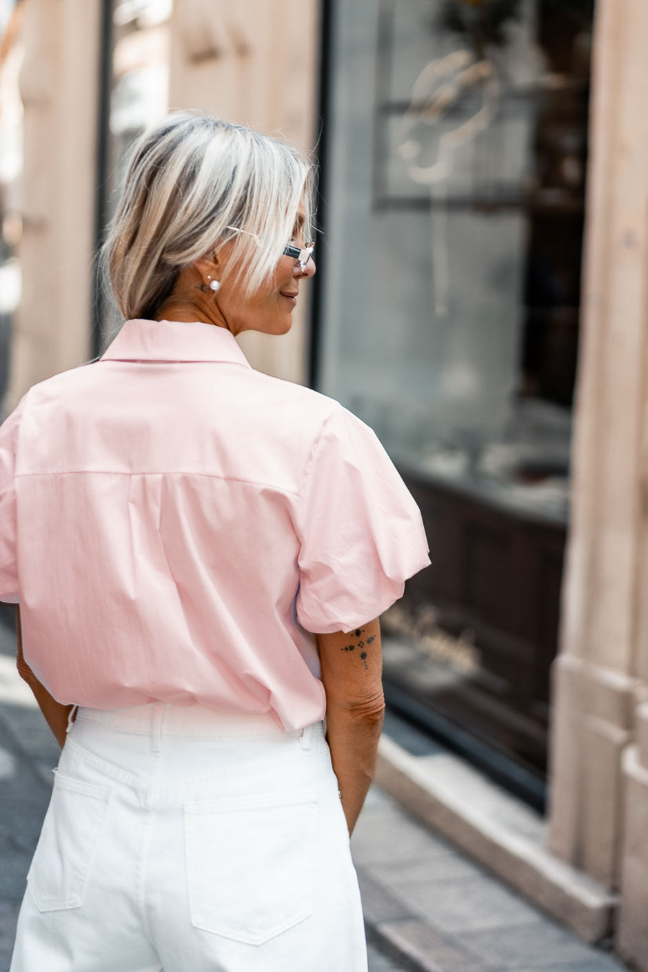CHEMISE TRESORA ROSE