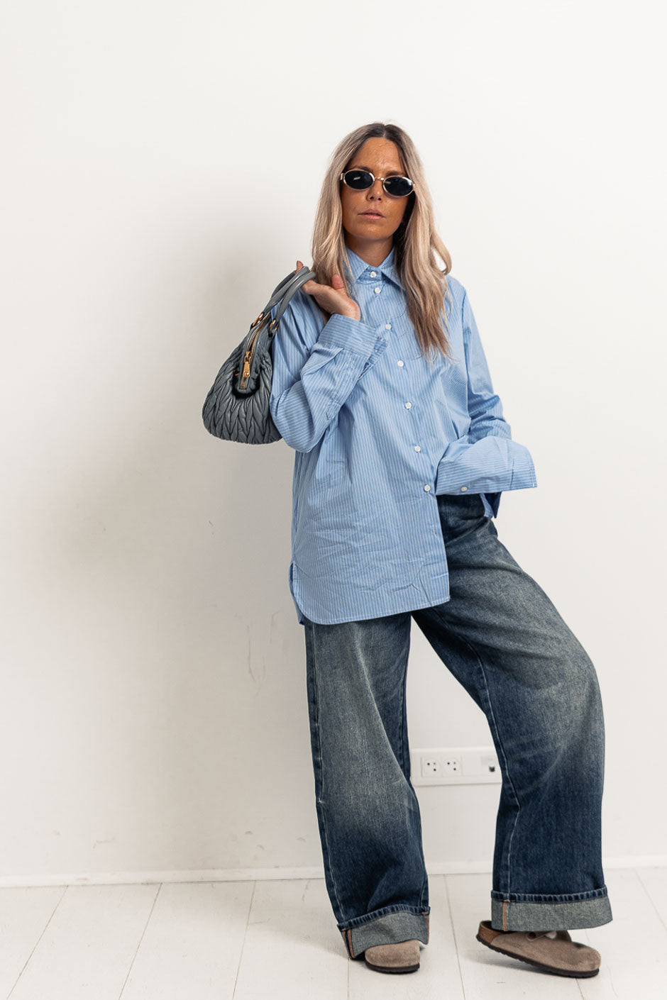 CHEMISE GABIN BLEU