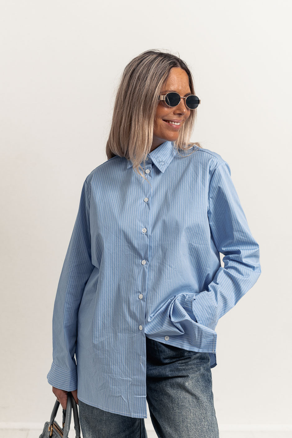 CHEMISE GABIN BLEU