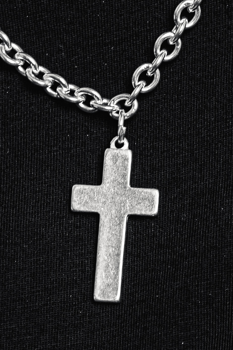 COLLAR CROSSY PLATA