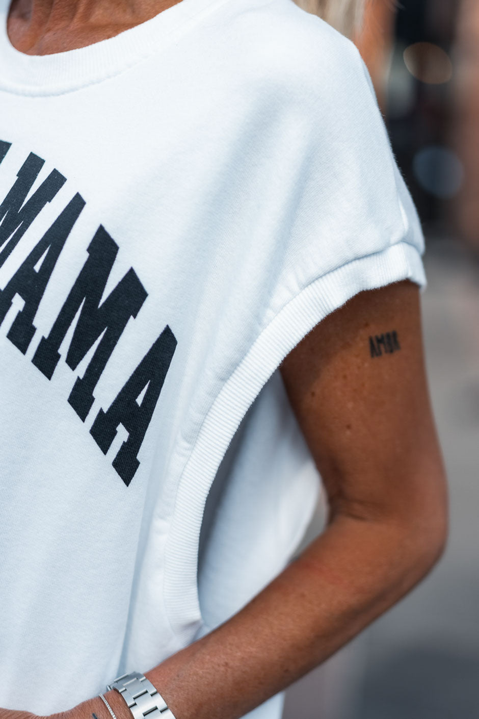 SWEAT RAW ICONIC BLANC