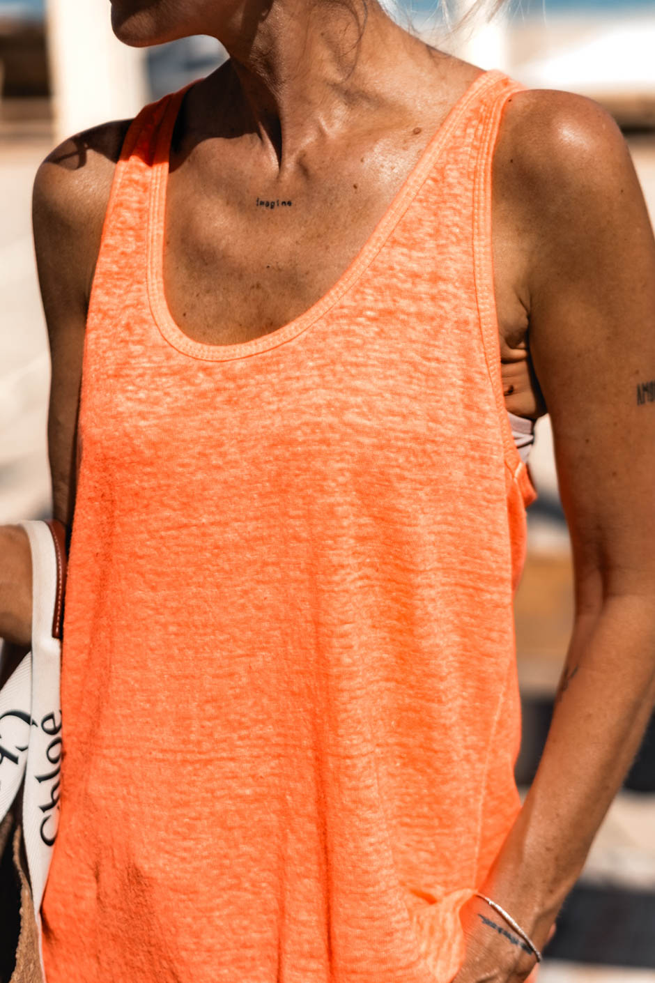 DEBARDEUR NEWMARCEL FLUO ORANGE